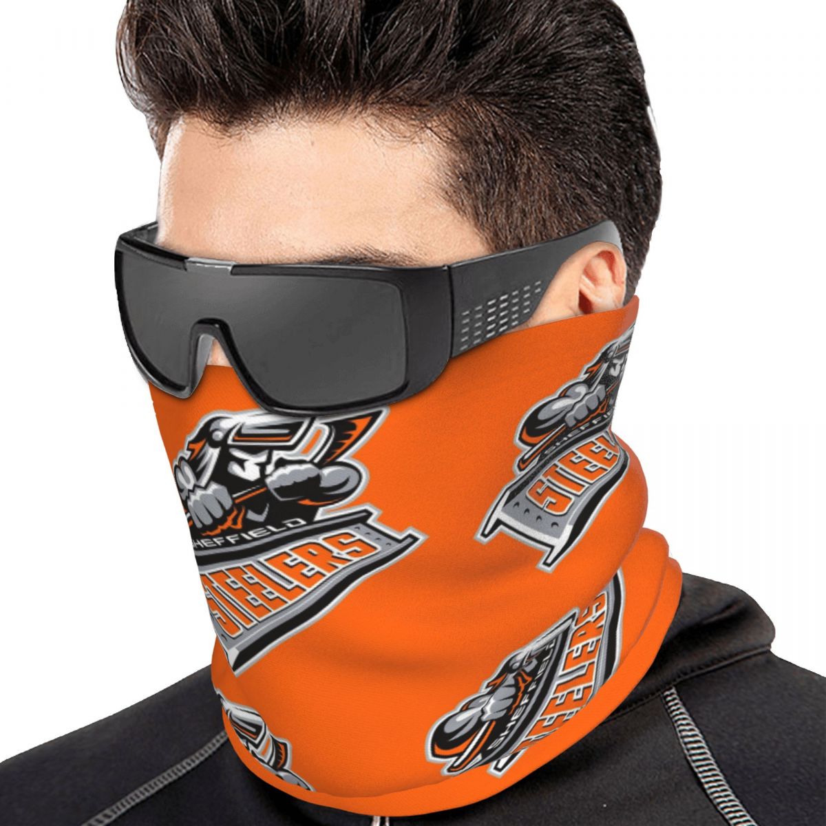 Cycling Face Mask - Sheffield Steelers Bandana Neck Cover Printed