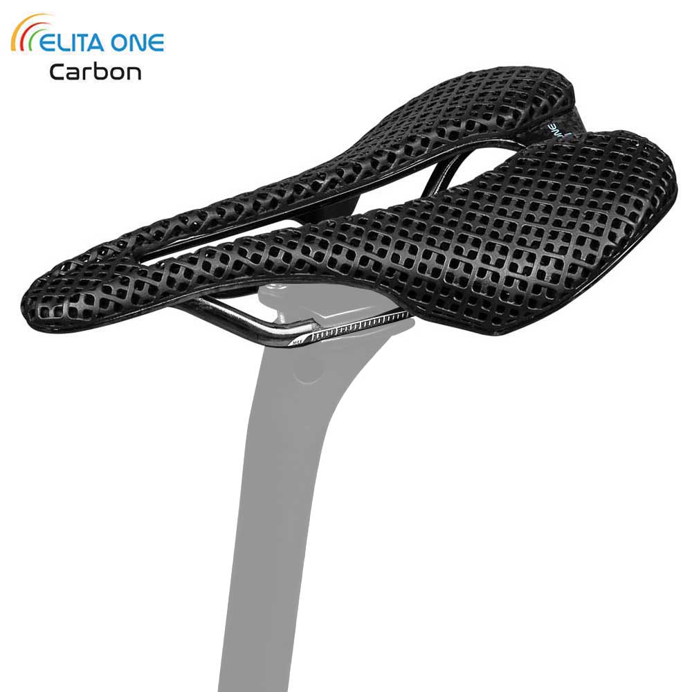 Carbon Fiber Saddle - Elitaone 3D Printed Carbon Saddle 245x145mm