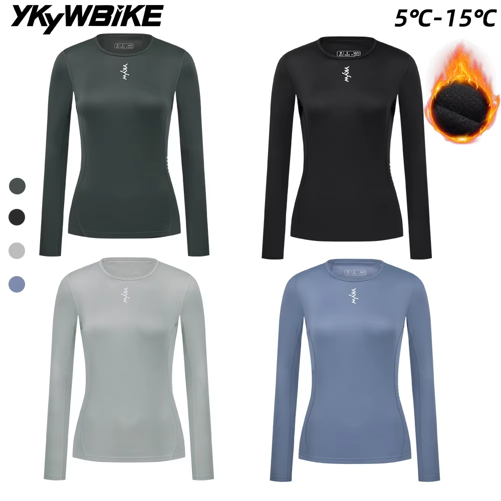 Cycling Gear Winter - YKYWBIKE Women's Cycling Base Layer Bicycle