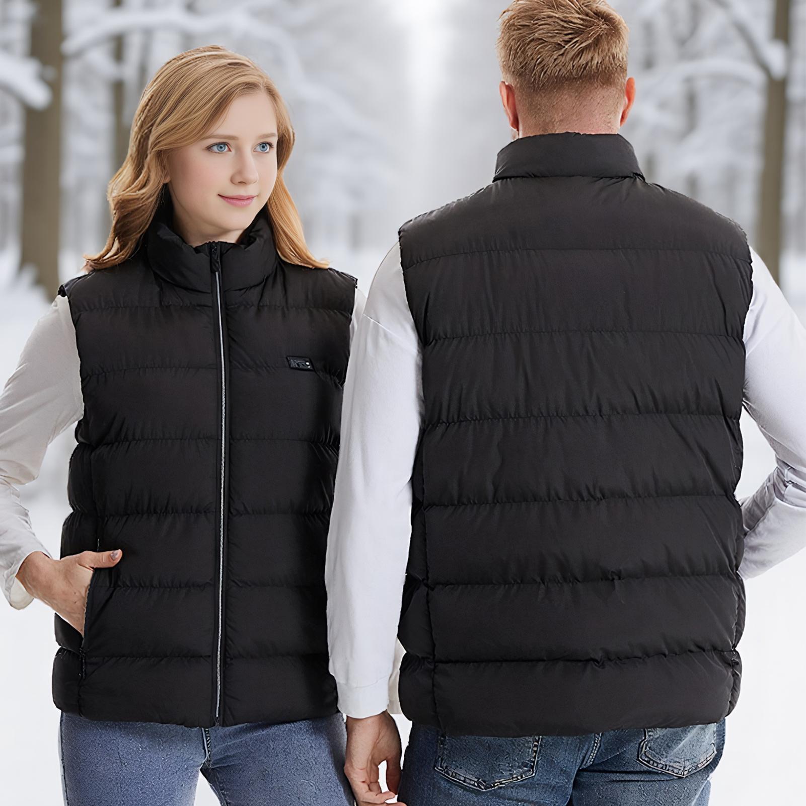 Winter Heated Vest Warm USB El - Cycling Heat Gear 评论和价格