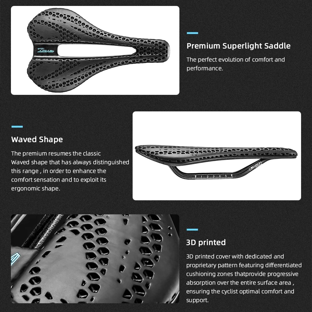 RYET Carbon 3D Printed Saddle  - Carbon Fiber Saddle 评论和价格