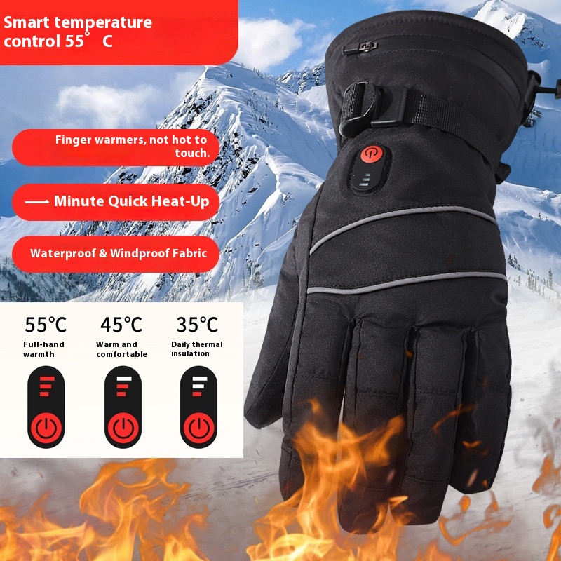 Touchscreen Heating Gloves Out - Cycling Heat Gear 评论和价格