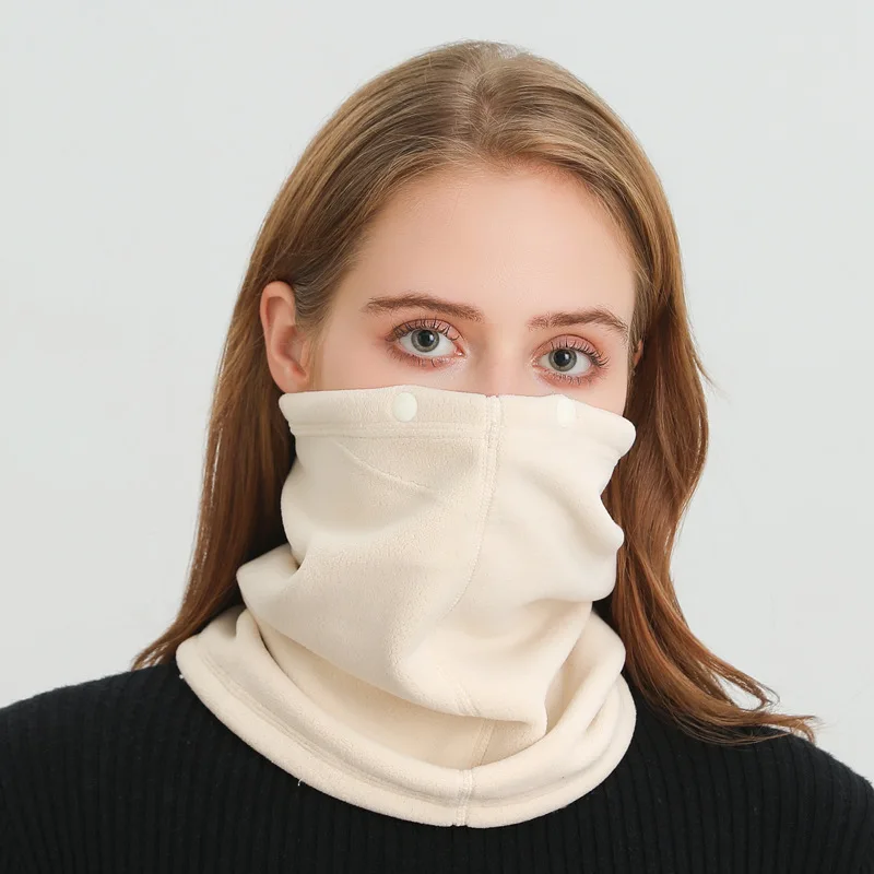 Polar Fleece Neck Scarf Winter - Cycling Buff Neck Warmer 评论和价格
