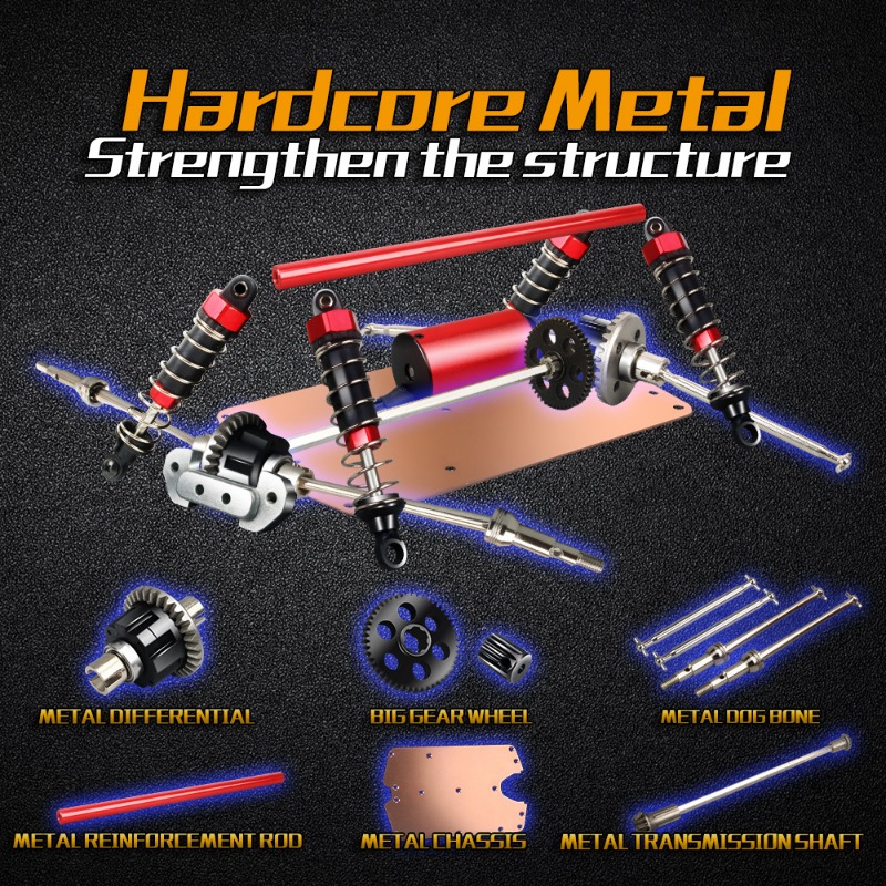 100km/h High-speed 4WD Rc Cars - Cycling Gear Box 评论和价格