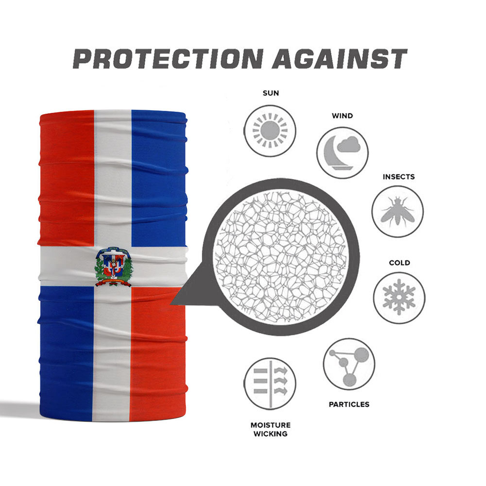 Dominica National Flag Bandana - Cycling Face Mask 评论和价格