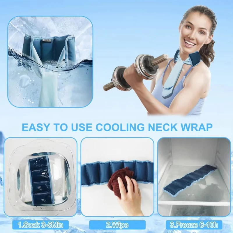 Cooling Ice Scarf for Neck Col - Cycling Heat Gear 评论和价格
