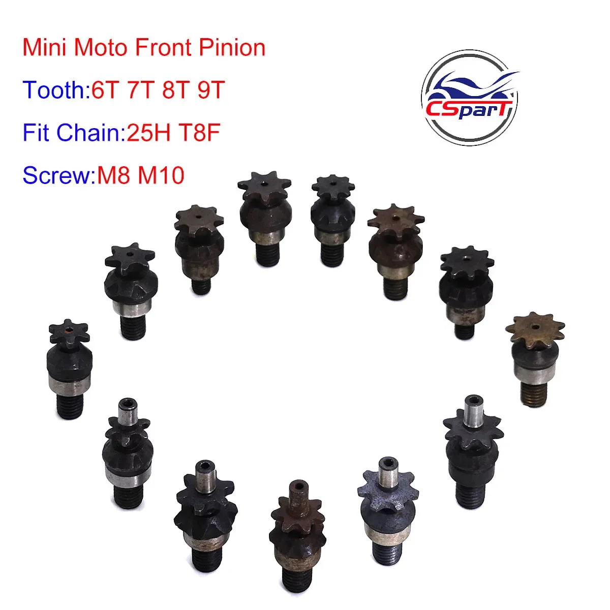 6T 7T 8T 9T 25H T8F M8 M10 Cha - Cycling Gear Box 评论和价格