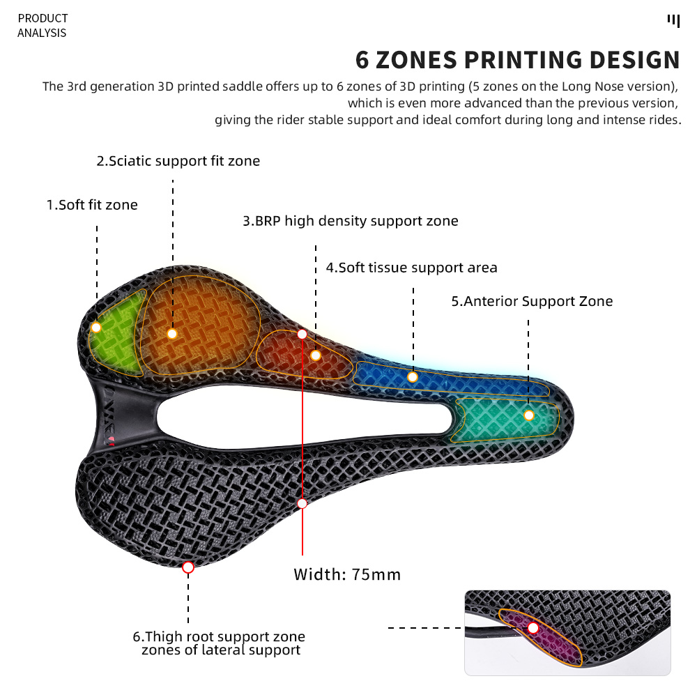 ONIRII 3D Printed Bike Saddle  - Carbon Fiber Saddle 评论和价格
