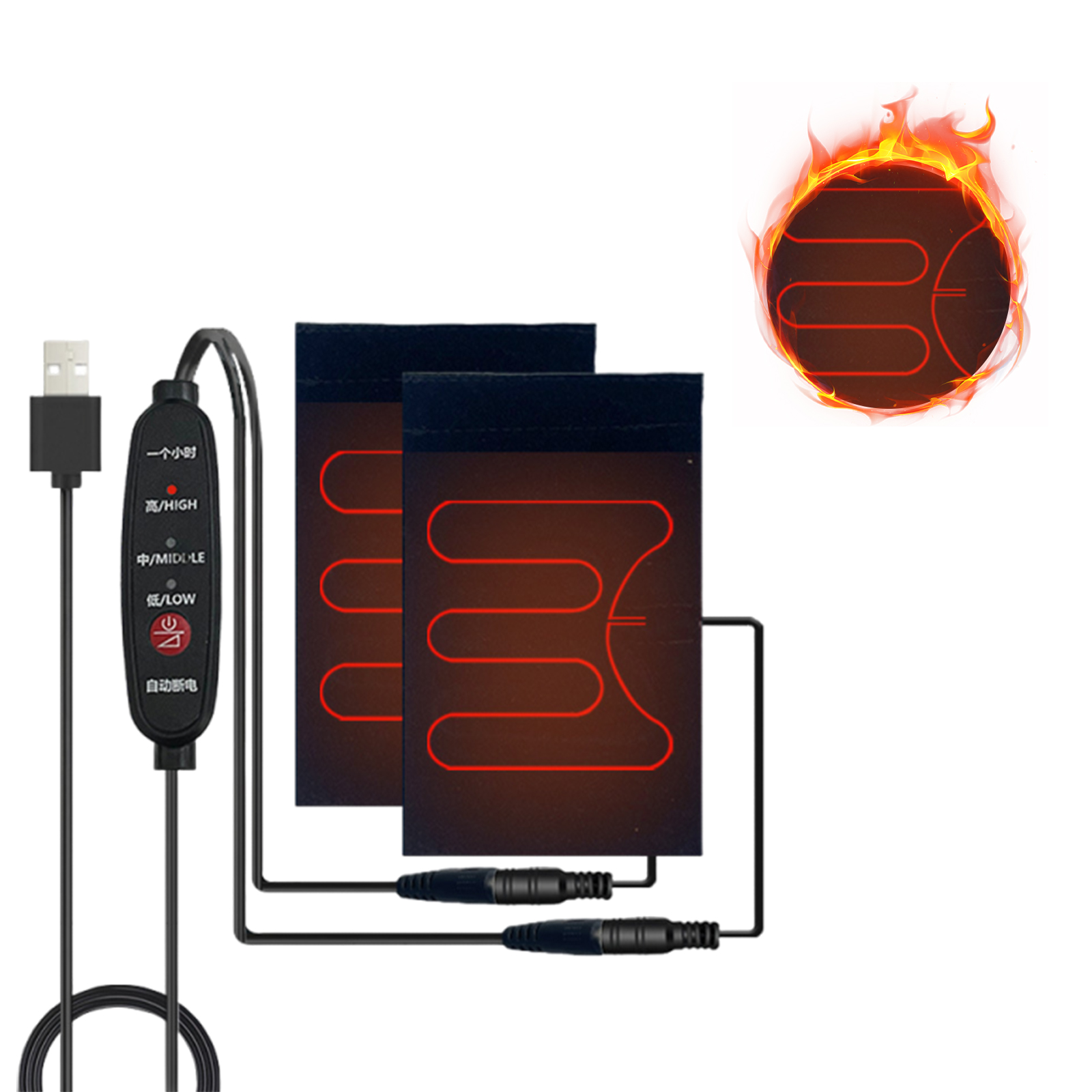 5V Handlebar Heating Cover 3 M - Cycling Heat Gear 评论和价格