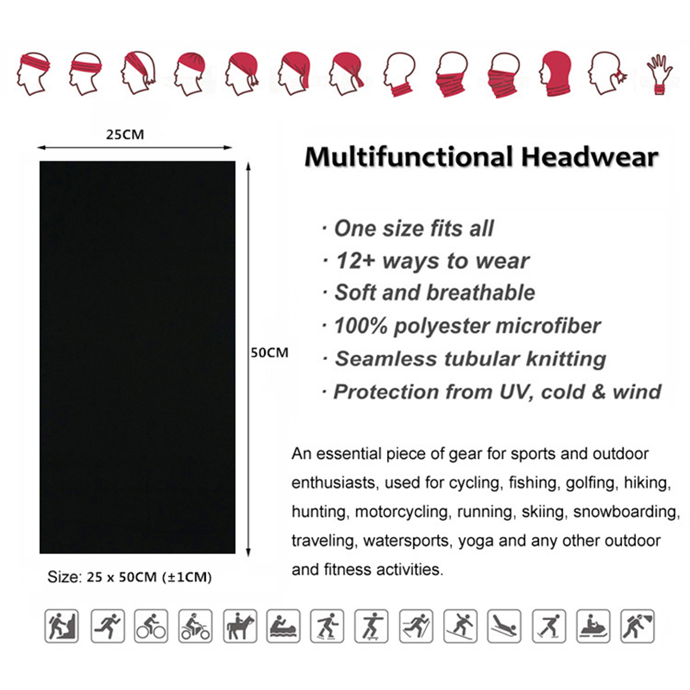 Seamless Solid Color Bandanas  - Cycle Gear 评论和价格