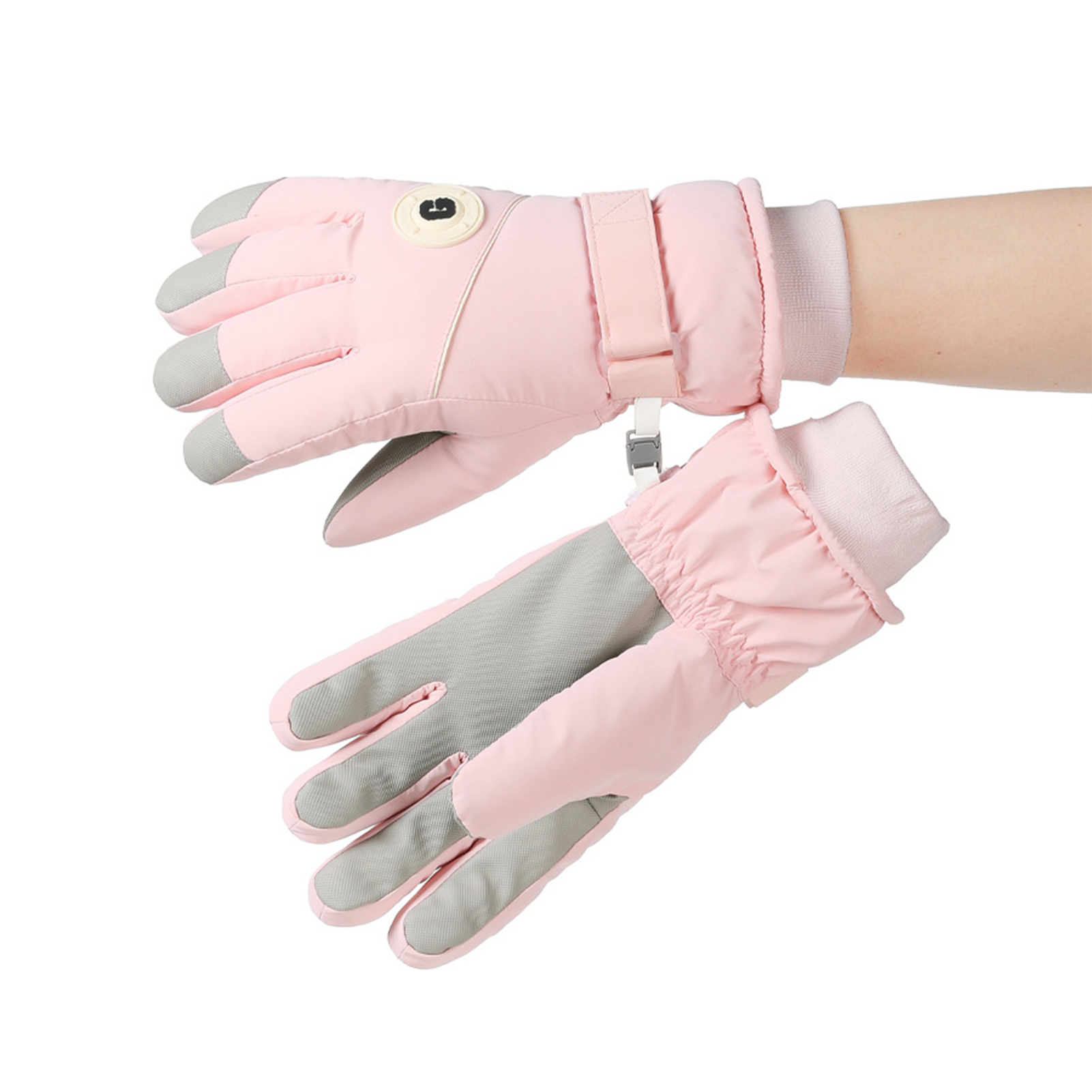 Adults Ski Gloves Winter Outdo - Cycling Gear In Winter 评论和价格