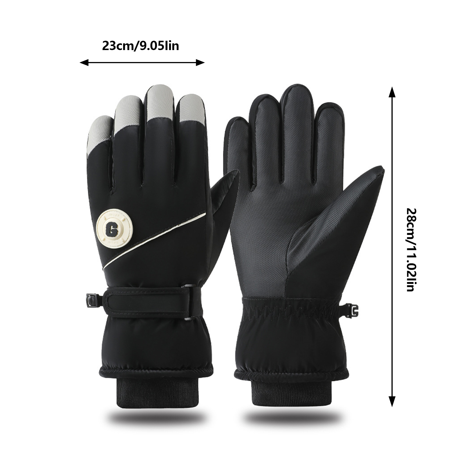 Adults Ski Gloves Winter Outdo - Cycling Gear In Winter 评论和价格