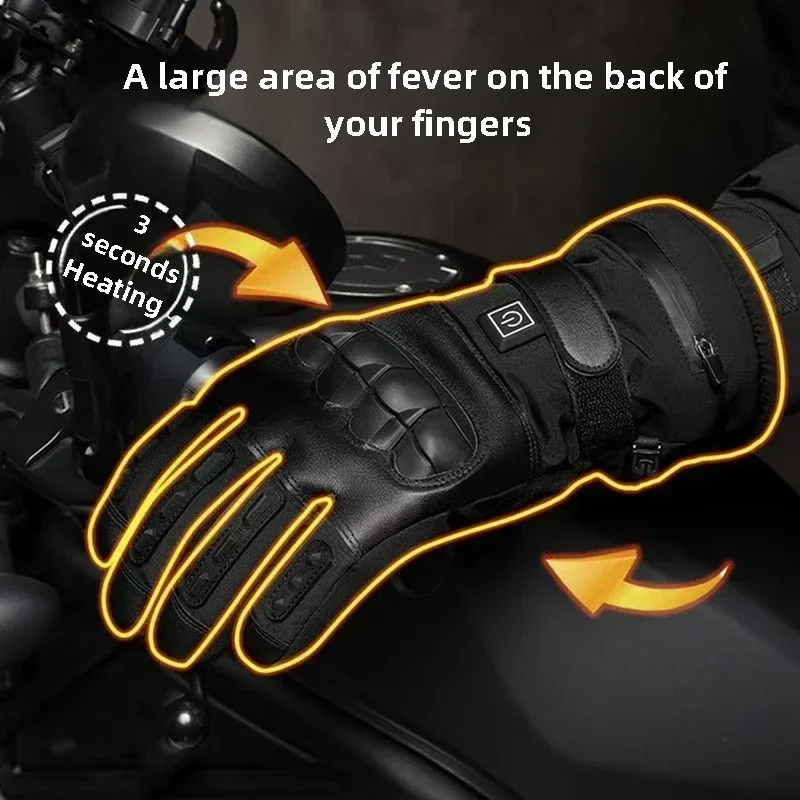 Heated Motorcycle Gloves for M - Cycling Heat Gear 评论和价格