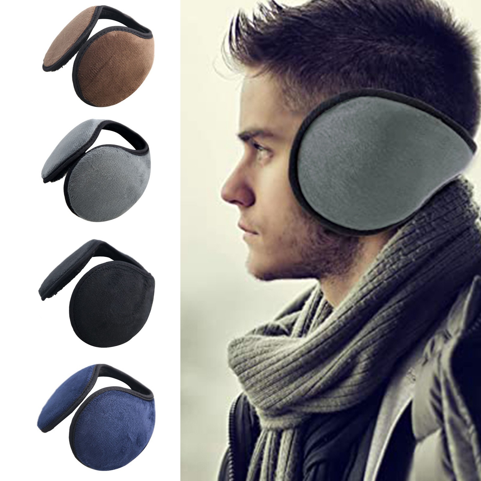 Winter Ear Muffs Warm Fleece F - Cycling Gear In Winter 评论和价格