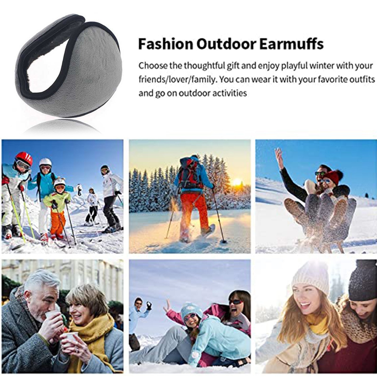 Winter Ear Muffs Warm Fleece F - Cycling Gear In Winter 评论和价格